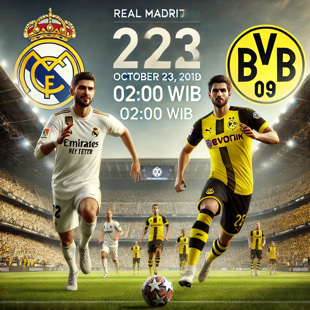 Situs Judi Bola: Prediksi Real Madrid vs Borussia Dortmund Di Liga Champions